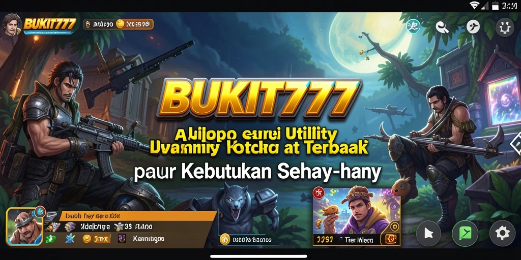 Tampilan antarmuka BUKIT777 yang modern dan fungsional.