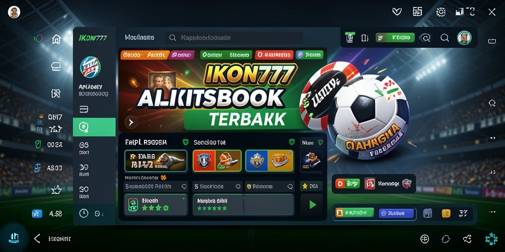 Tampilan gameplay dari aplikasi Sportsbook IKON777 yang menarik.