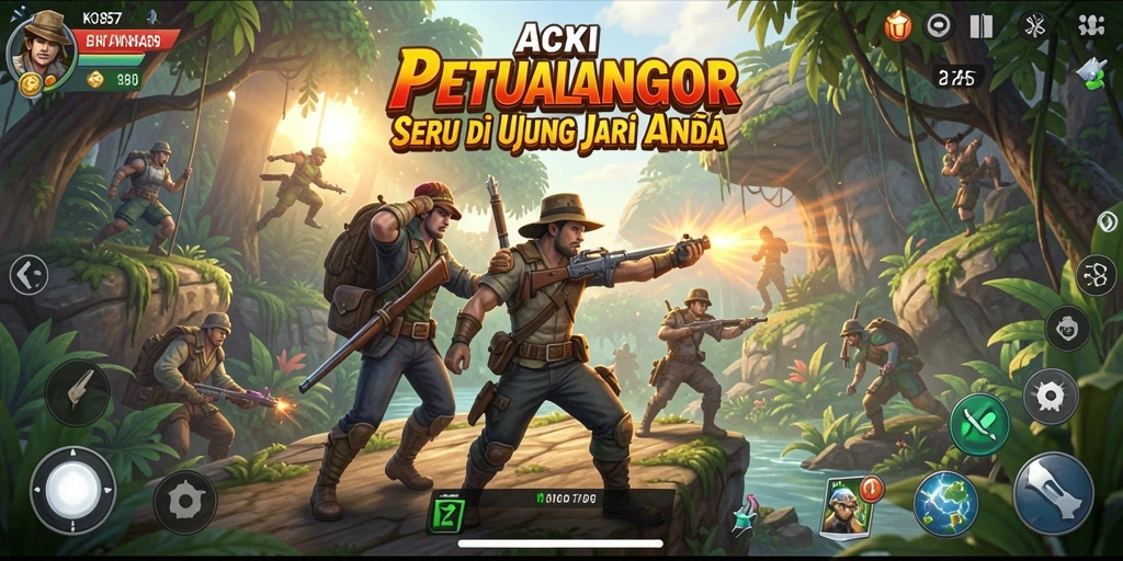 Tampilan luar biasa dari gameplay aksi yang menegangkan.