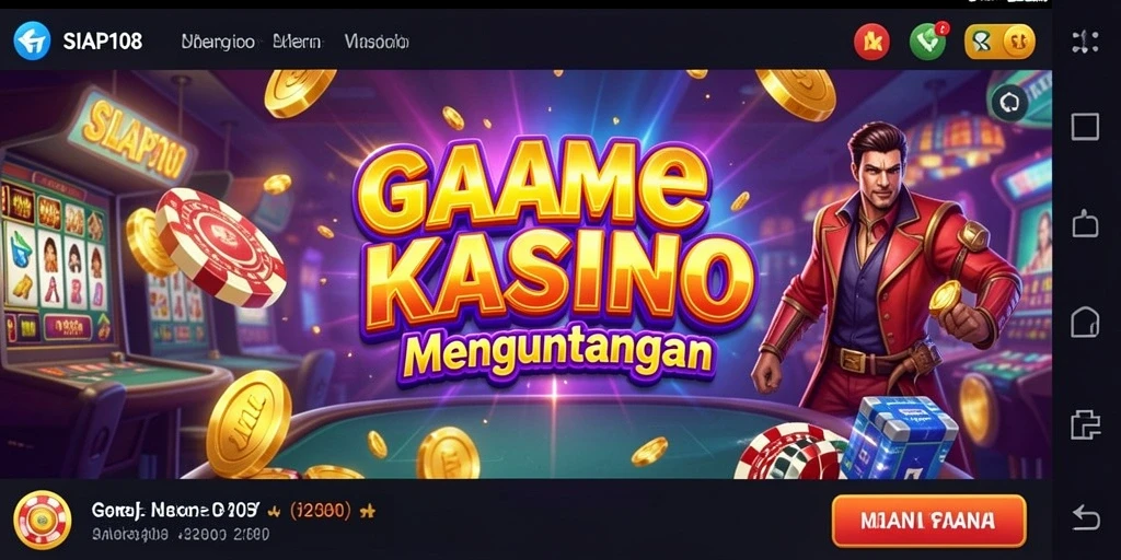 Tampilan gameplay Kasino yang menarik dan menyenangkan dari SIAP108.