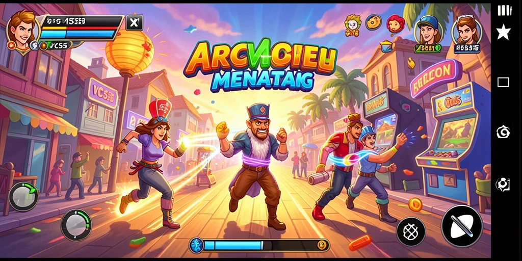 Menampilkan gameplay seru dengan tantangan arcade yang menarik.